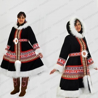 Э-71 Алеутский женский костюм